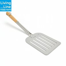 KI 업소용 스텐 뒤집개 뒤집기 주방 조리도구 업소용 다용도 부침개 계란후라이 뒤집게 전뒤집개 뒤지개, 사이즈-대, 1개