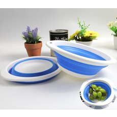 휴대용세차물통 접이식캠핑설거지바구니 폴딩물양동이