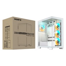 GIGABYTE 技嘉 C500 全景 中塔式 電競機殼 黑 白, 1個