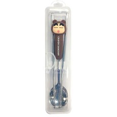 짱구는못말려 어린이수저세트 유치원 플라스틱케이스 스텐 숟가락 젓가락