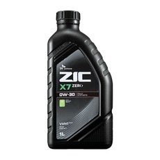 ZIC 지크 X7 제로 0W30 1리터, 0W-30, 1개, 1L