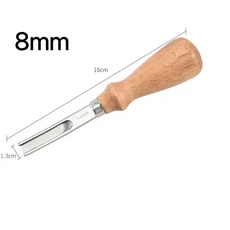수제 가장자리 베벨러 가죽 재단 스키빙 커팅 도구 날카로운, 02 8mm, 1개