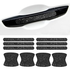 베터조니 0PCS 크리스탈 프로텍터 여성 및 소녀용 스티커 스크래치 프로텍터블랙, Colorful