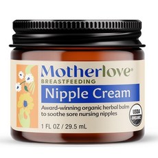 Motherlove 大地之愛哺乳舒緩呵護膏，天然有機乳頭霜，舒緩乾燥龜裂，哺乳媽媽必備，呵護乳頭肌膚, 29.5ml, 1個
