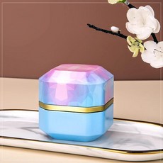 강아지 고양이 작은 애완 동물 화장 철 항아리 재 홀더 기념 상자 장례 유품 전시 집 매장, 1개, 3. pink blue