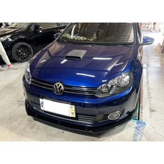 VW GOLF 6 水轉印卡夢 前下巴