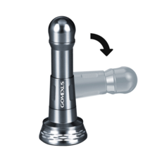 고멕서스 스피닝릴 48mm 스탠드 R6 접이식 릴받친대 다이와/시마노 호환, 스모크