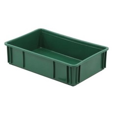 <더플러그> 빵상자 595X385X150mm 빵수납 베이커리 운반상자, 녹색(재생원료)
