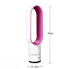 제이블룸픽 무풍선풍기 가정용 타워형선풍기 날개없는, 1개, 16인치 핑크 유럽 220V, 기본 색상