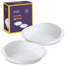 Special Supplies Adaptive Spill-Proof Scoop Plates- Dishes with Wall for Disabled Handicapped Elde, Special Supplies Adaptive Spil