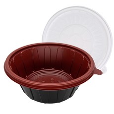 [일용상회]미니 탕용기 JH 195파이 대 1500ml 50세트 PP 투톤, 50개, 1세트