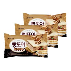 빙그레 샌드 아이스크림 빵또아 티라미수, 14개, 180ml