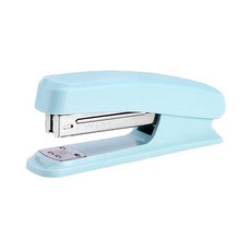 AutMINI 미니a 데스크탑 블루 스테이플러 20장 용량 24/6 및 26/6 스테이플에 적합 미끄럼 방지 노력 감소 홈 오피스 용품 교실 사무실 스테이플러용 휴, AutMINI 미니a 데스크탑 블루 스테이플러, 20장