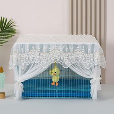 반려동물 모기장 보호 안전 문 고양이 강아지 방묘문, 펄화이트