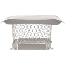 HY-C 스테인리스 스틸 굴뚝 캡 - 볼트온 커버 기존 타일에 맞는 단일 연도 통풍구 캡9 x 9 SPSS99, 9" x