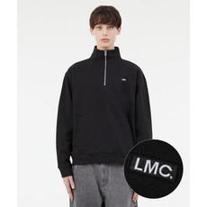 엘엠씨 BOX QUARTER ZIP SWEATSHIRT black 323725