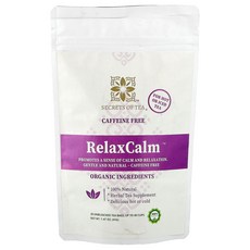 Secrets Tea RelaxCalm 카페인 무함유 티백 20개 41g(1.47온스)