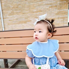 BayKids 무형광 빅롤링 턱받이, 8)빅롤링턱받이 코코아, 1개