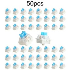 50pcs 키보드 스위치 3핀 촉각 기계식 스위치 백라이트 기계식 키보드용 클릭키 스위치 교체, [01] 옵션1