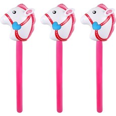 에버마켓 3 풍선 말 크리스마스 테마 생일 파티 장식 용품 소품 보이 의상 막대 37인치
