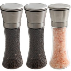 2+1 스텐304 소금 후추 그라인더 깨갈이 180ml 3p세트, 3개