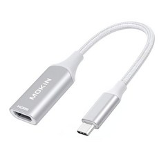 MOKiN USB C to HDMI 케이블 [4K@30Hz 6피트] 사무실용 타입 USB C to HDMI 케이블 (나일론 브레이드) 타입 C to Hdmi 코드 아이패드