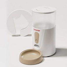 petstar 智能餵食器不鏽鋼碗 狗貓自動餵食器 定時定量餵食 寵物餵食機, 1個