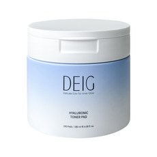 데이그 히알루로닉 히알루론산 쿨링 열감 진정 수분 토너 패드, 1개, 100매입