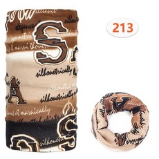 坤騰國際 魔術頭巾 仿羊絨 自行車 機車 排汗輕薄透氣 保暖禦寒 親膚舒適 有接縫潮流百搭百變-咖啡漸層