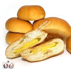 카스타드 크림빵(100g) x 15봉+자색옥춘사탕 20g 세트, 15개, 100g