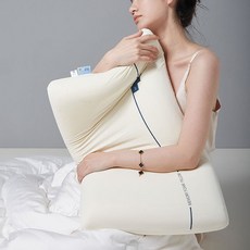 HA.M 베개 목편한 호텔 메모리폼베개 수면 경추베개, 화이트