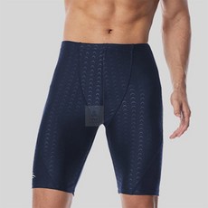 팽이네K 4부 남성 실내 수영복 L 네이비