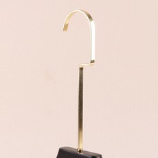 옷가게용 옷걸이 고리 금색 은색 나무 플랫 고리 원형, 10개, 20cm 골든 스퀘어 후크