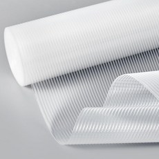 Colorfulhall 100% EVA 선반 라이너 주방 캐비닛용 서랍 라이너 비접착식 미끄럼 방지 방수 냉장고 식료품 저장실 드레서 투명 25.4 x 609.6cm(1