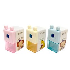 超迷你削鉛筆器 單孔削筆器造型 不挑色 削鉛筆機 捲筆器 手動鉛筆削 文具, 1個, 【1個】超迷你削鉛筆器 (不挑色)