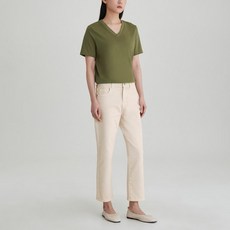JAJU 이월 S/S 여 스트레이트 크롭 데님 팬츠 J125201107 669246