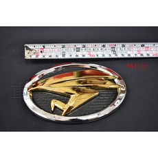 車之房 2009-2011 6代 camry 日規 老鷹 標誌 MARK 前方 老鷹風範 14公分 (銀邊), 1個