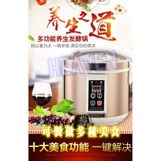 台灣保固維修 大容量全自動多功能黑蒜機 黑蒜鍋 納豆機 釀酒機 酸奶機 燉湯, 6L多功能110V一體機 二年保固