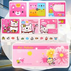 프랜즈 미술 파레트 랜덤 1개 아크릴팔레트 전문가 원형 수채화파레트 한국화 물감팔레트