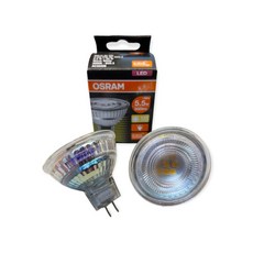 OSRAM LED MR16 12V 玻璃杯反射型投射燈, 1個, 5.5W黃光