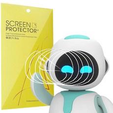 에일리크 로봇 애완동물 스크린 프로텍터와 호환되는 램쇼 [6팩] 애완동물을 위한 풀 커버리지 TPU 클리어 필름 (6팩), 6 Pack