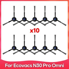 호환 에코백스 Debot N30 Omni / Pro 호환 교체 부품 액세서리 메인 사이드 브러시 헤파 필터 먼지 봉투, 17 Set B