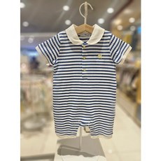 블루독베이비[hu] 26.SS여름신상 BL)스트라이프우주복 46370-675-02 반팔우주복 실내복 등원복 외출복 589016