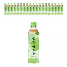 생차 녹차 500ml 20입, 20개