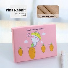 메모리폼 시트 쿠션 코튼 사무실 의자 패드 스툴 직사각형 엉덩이 모던 심플 스타일 홈 데코, X. 핑크 토끼(슈퍼 소프트 스웨이드 스타일)