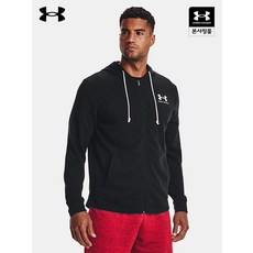 언더아머 UNDERARMOUR UA 라이벌 테리 남성 풀 집업_1370409-001 605830