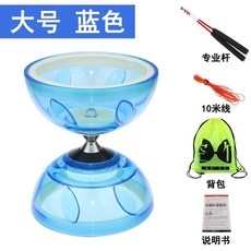 중국전통놀이 콩쥬 중국요요 요요 완구 죽방울 블루 연습용 가정용 다문화 장난감 스포츠 3축, 29. 5축 나뭇잎 대형, 1개