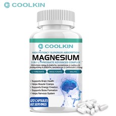 COOLKIN 高效吸收鎂 L-蘇糖酸鹽複方膠囊, 120組
