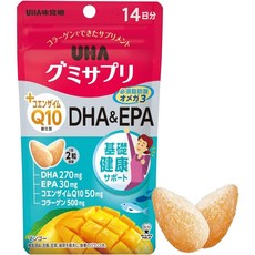 UHA 젤리 코엔자임Q10 DHA EPA 구미 망고맛, 1