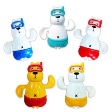 스위밍 프렌즈 북극곰 헤엄치는 목욕놀이 장난감, 1